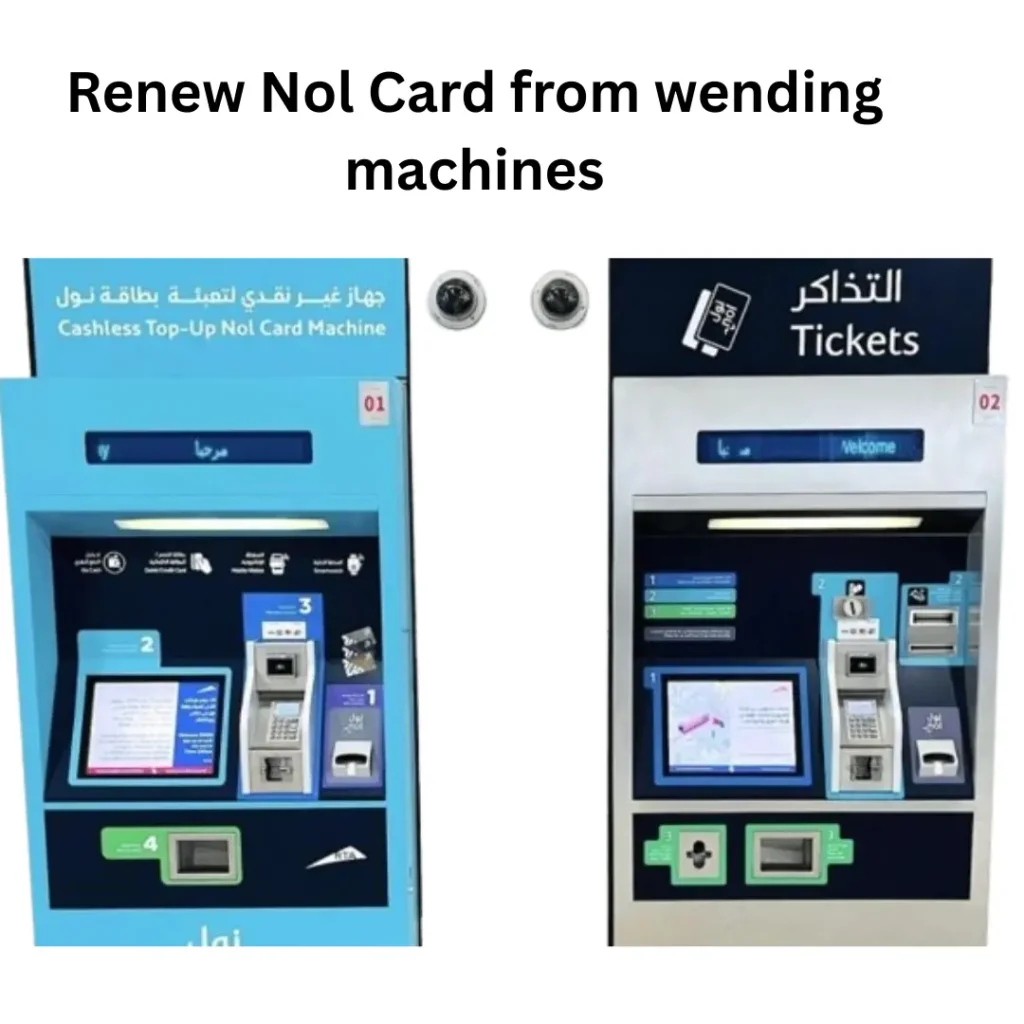 Renew NOL Cards through Ticket Vending Machines