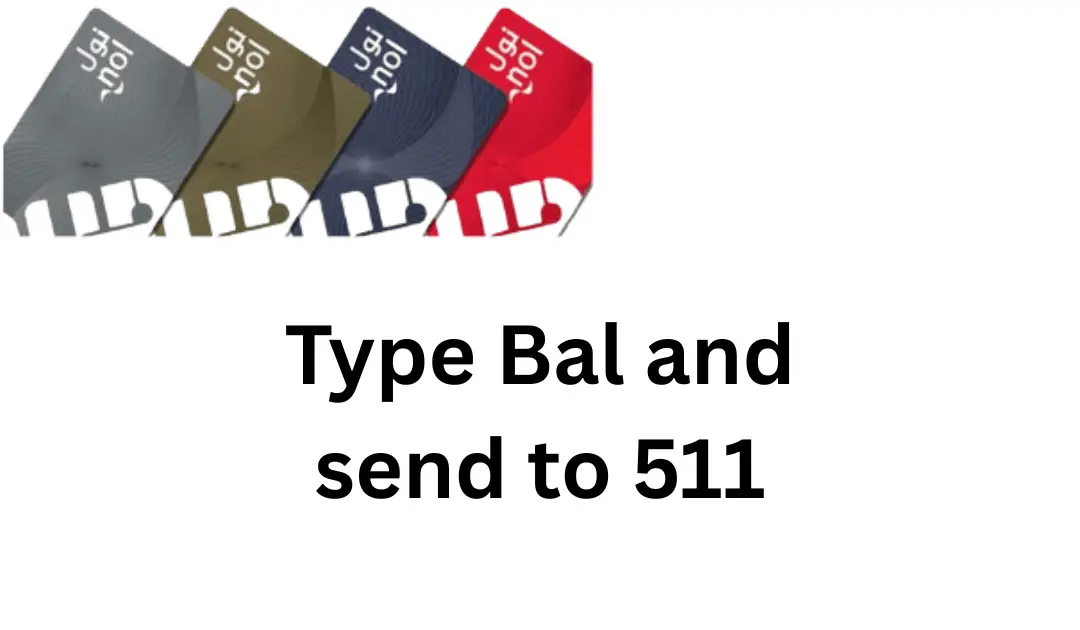 nol card balance check via sms